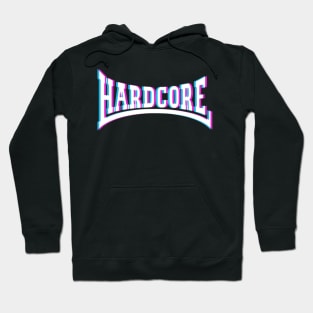 Hardcore Techno 3D Logo Hoodie